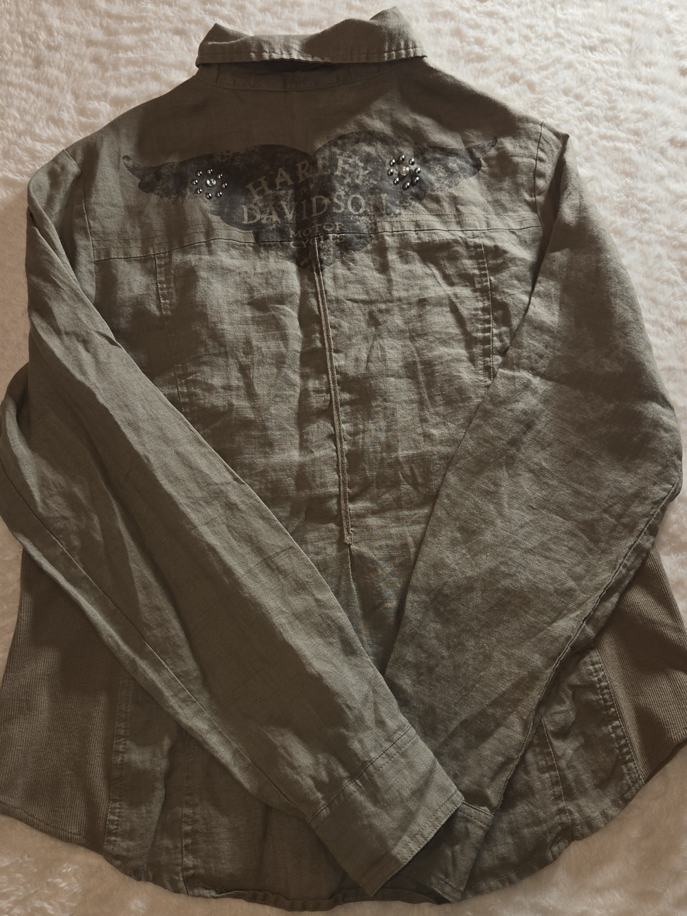 Harley-Davidson Olive Green Men’s Lightweight Jacket